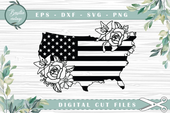 America Map Floral Cutting Files: Creative Uses & Tips