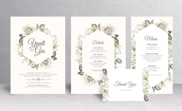 Designing Your Perfect Day with an Editable Floral Wedding Invitation Card Set