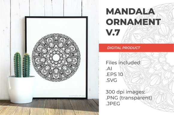 Evaluating Mandala - Floral Vintage - V.7 for Professional and Personal Creative Projects