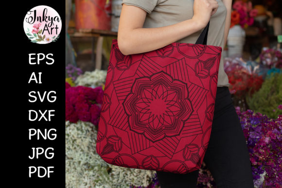 Floral Mandala Sublimation: Versatile Vector Designs