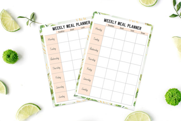 Floral Meal Planner Template V3: A Practical Tool for Dietary Organization