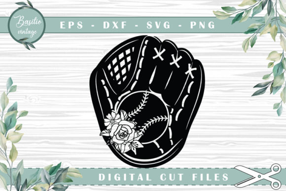 Glove Baseball Floral Cutting Files Guide