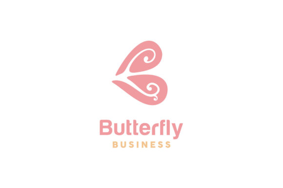 Initial Letter B Butterfly Floral Logo: Creative Uses