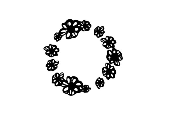 Mono Letter ‘O’ Floral Flower Letter: A Versatile Design Asset