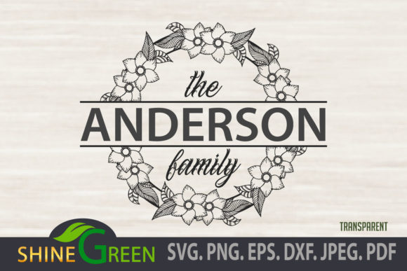 Monogram Frame Flowers, Floral, Family: Strategic Application for Personalized Branding and Craft