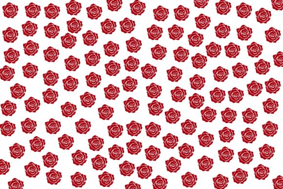Pattern with Red Floral Rose: Design & Usage Guide